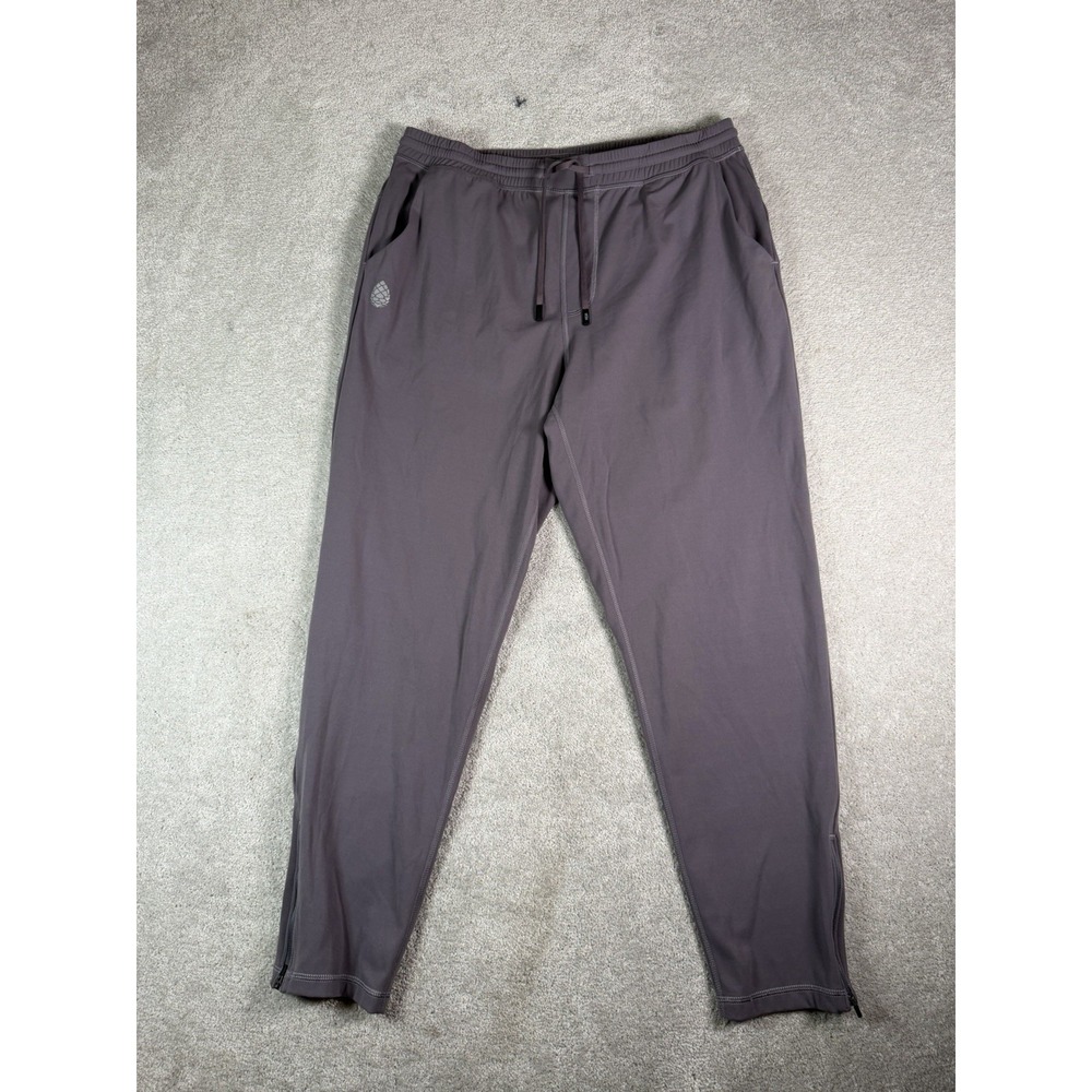 Stio Glice Tech Jogger Pants Mens L Stretch Tapered Pants Zip Ankle Athletic